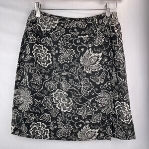 Vintage Geoffrey Beene Sport Linen Blend Wrap Skirt